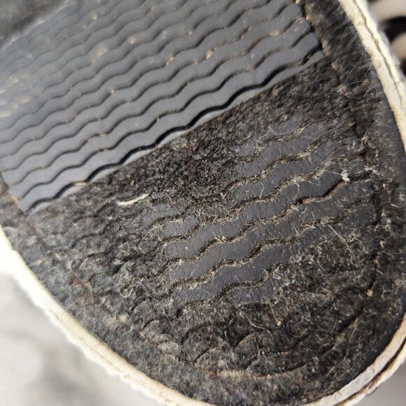 AIR WALK WOMENS WHITE & DENIM BLACK FLAT SNEAKERS SIZE 8 LOAFERS - Picture 7 of 12